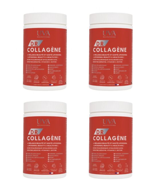 DR COLLAGEN FRANCE 39 HIGHER EFFECT+ LIPPOSOMAL BEAUTY MIX ( 4 boxes complete caurse )