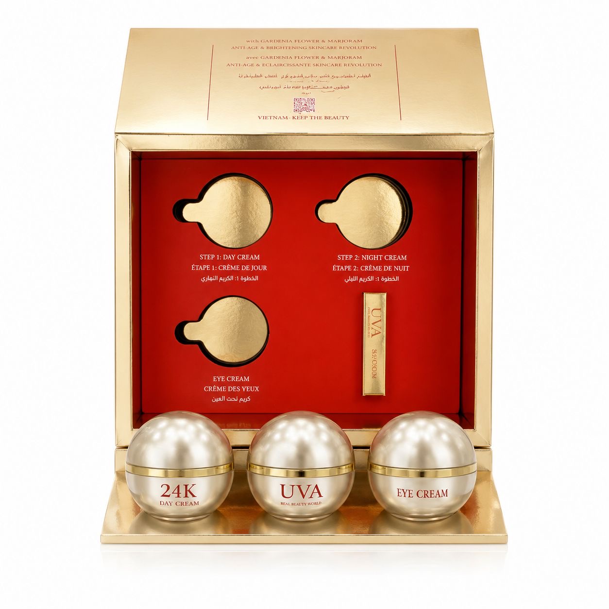 24K SWISS GOLD TRIO ANTI-AGE & BRIGHTENING REVOLUTION