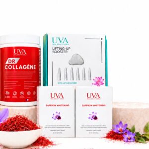 SKIN LIFTING TIGHTENING OFFER ( DR COLLAGEN BOX + LIFTING UP BOOSTER BOX + SAFFRON TIGHTENING LIGHTENING MASKS 2 BOXES )