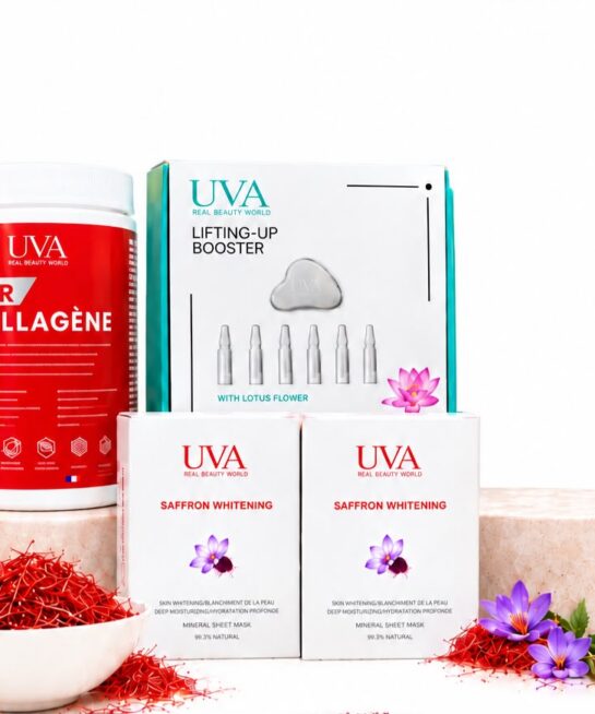SKIN LIFTING TIGHTENING OFFER ( DR COLLAGEN BOX + LIFTING UP BOOSTER BOX + SAFFRON TIGHTENING LIGHTENING MASKS 2 BOXES )
